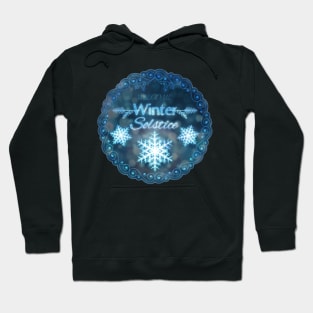 Welcome Winter Solstice Wreath Design Hoodie